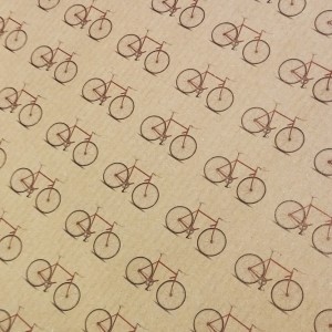 Red Fixie Wrapping Paper