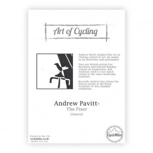 The Fixer Bicycle Greeting Card by Andrew Pavitt