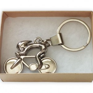 Chrome Racing Bike Keyring