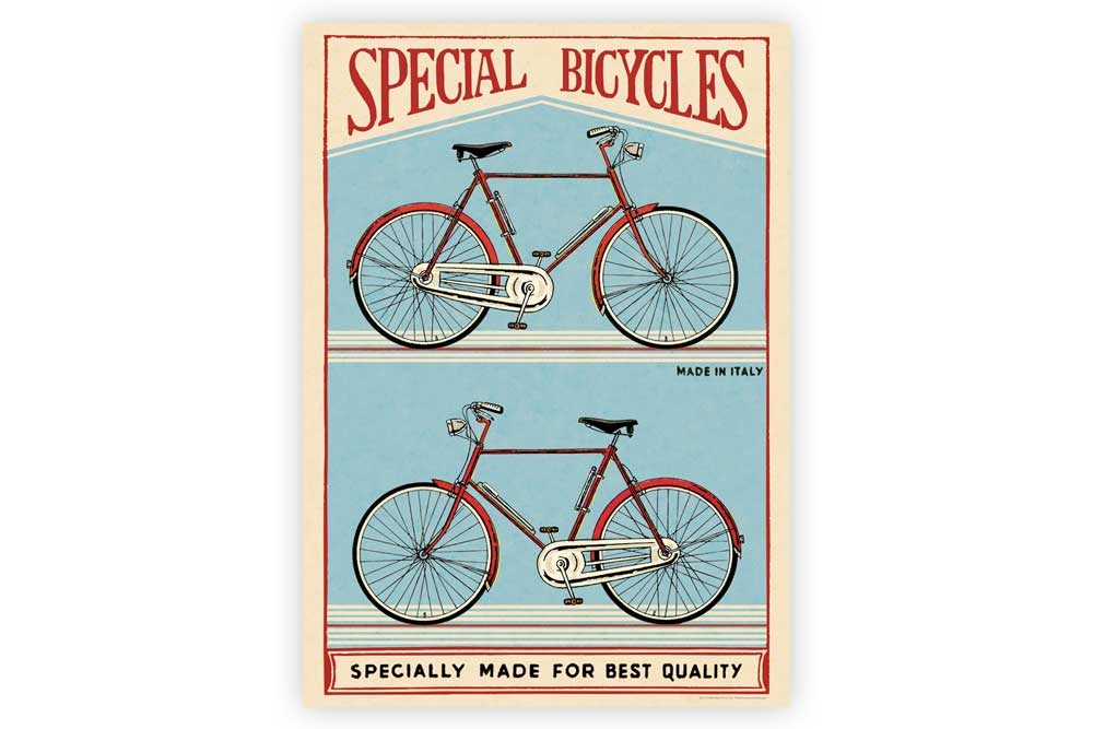 Special Bicycles Poster Paper