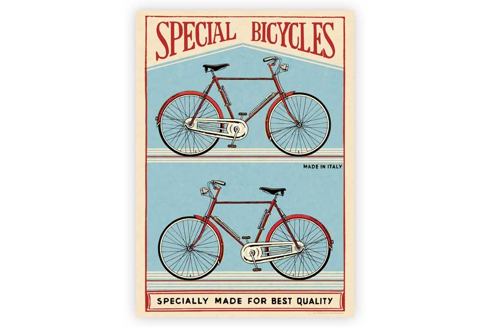 Special Bicycles Poster Paper
