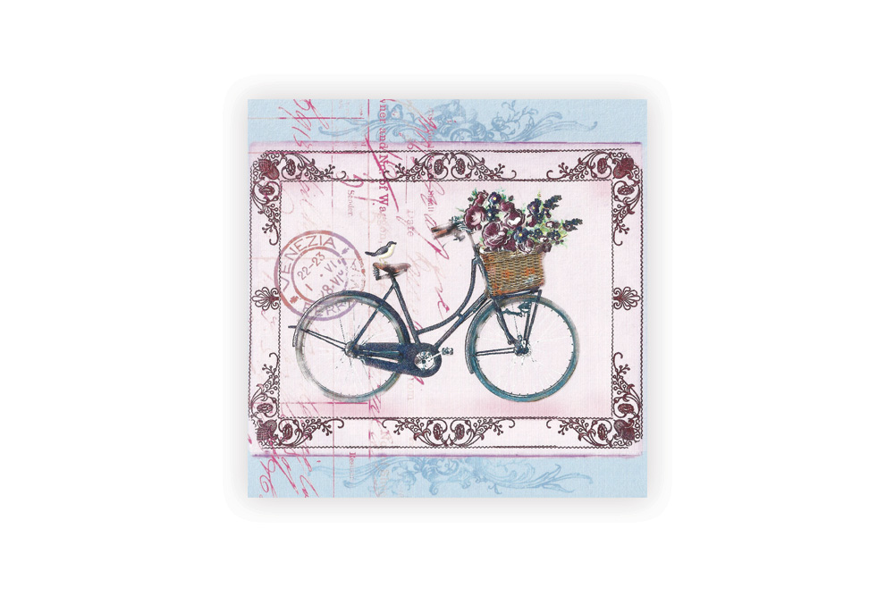 La Bicyclette Bicycle Greeting Card