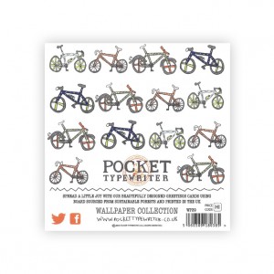 Pocket Typewriter Happy Birthday Son Bicycle Greeting Card