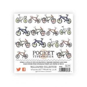 Pocket Typewriter Happy Birthday Son Bicycle Greeting Card