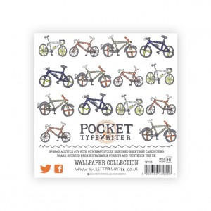 Pocket Typewriter Happy Birthday to You Bicycle Greeting Card