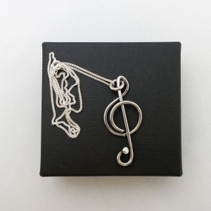 Respoke Bicycle Jewellery Music Necklace