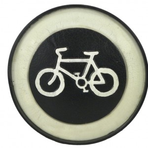 Black Velo Vintage Metal Bicycle Sign