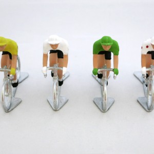 Miniatures World Cycliste Leader du Tour de France en métal 