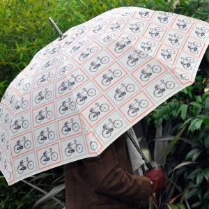 Bicycle Riders Pattern Umbrella