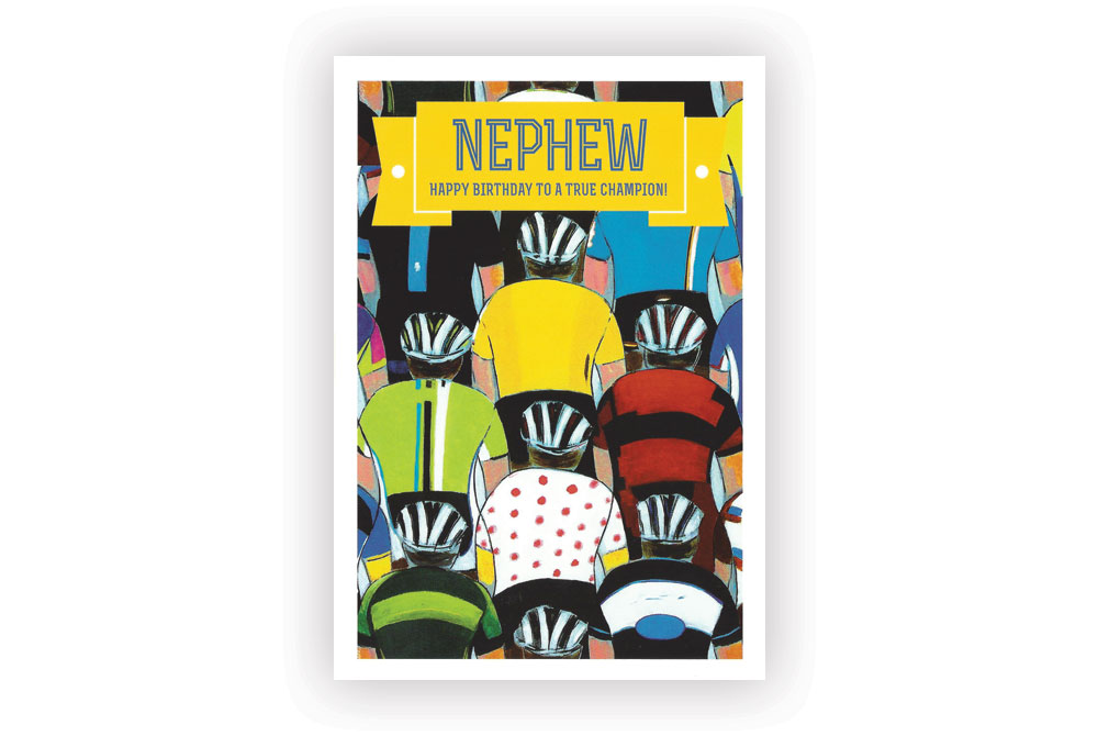 Happy Birthday Nephew Bicycle Greeting Card