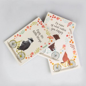 Happy Animals on Bicycles Notebooks