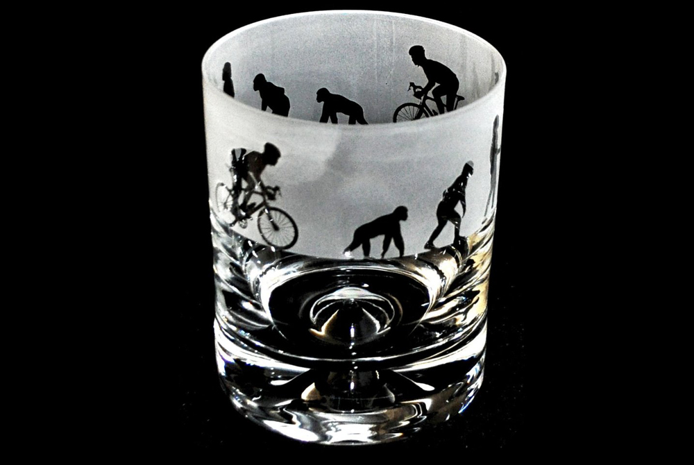 Evolution Cyclist Glass Tumbler