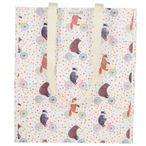 Happy Animals on Bicycles Tote Bag