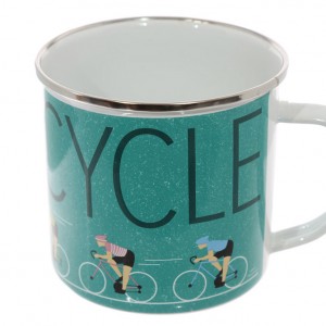 I want to Ride my Bicycle Enamel Mug