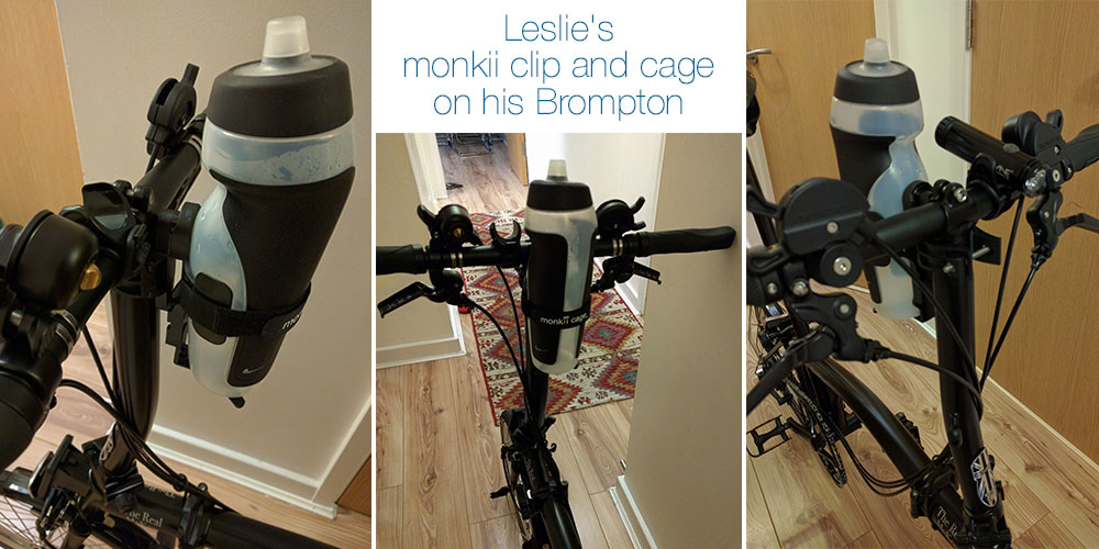 Brompton Bottle Cage - That will be a monkii