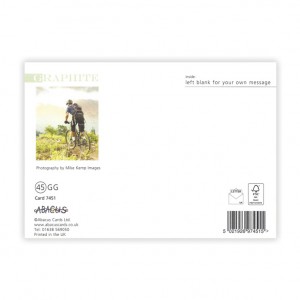 Mountain Biker Bicycle Greeting Card