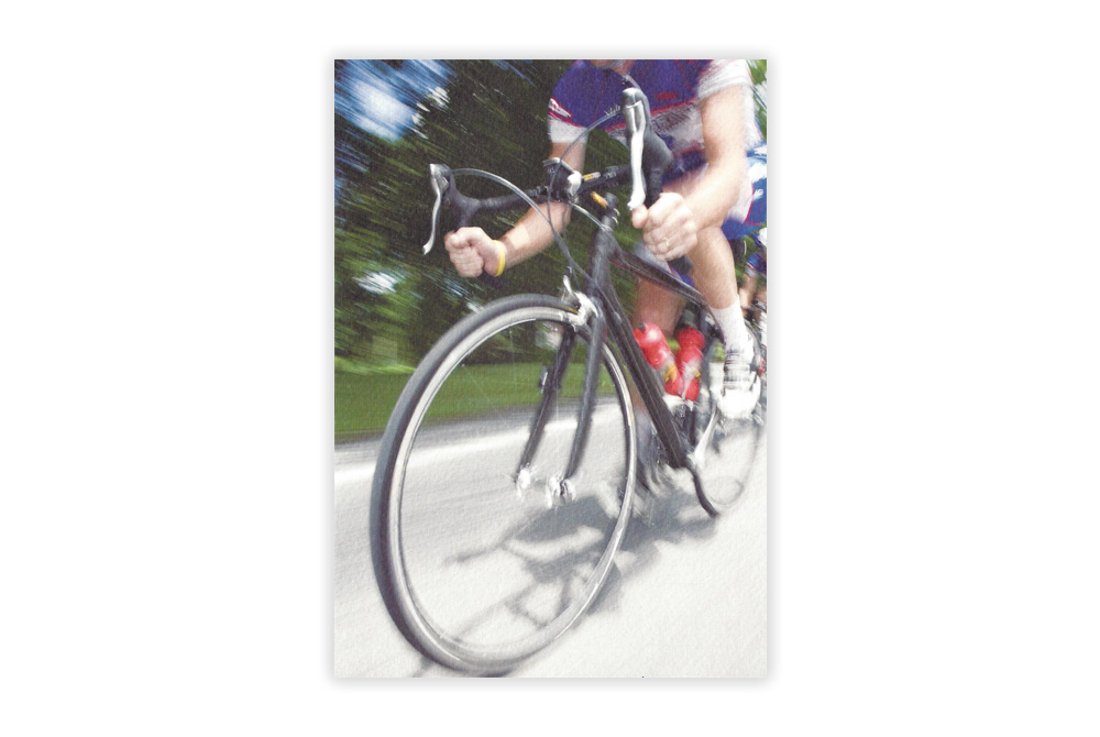 Racing Bicycle Greeting Card