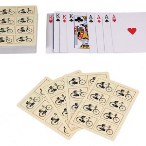 Bicycle Riders Playing Cards in a Tin