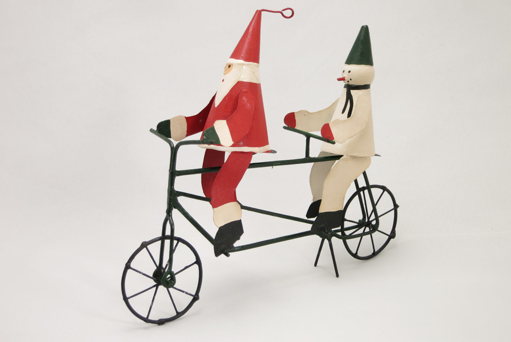 Tandem Christmas Decoration – Santa and Snowman