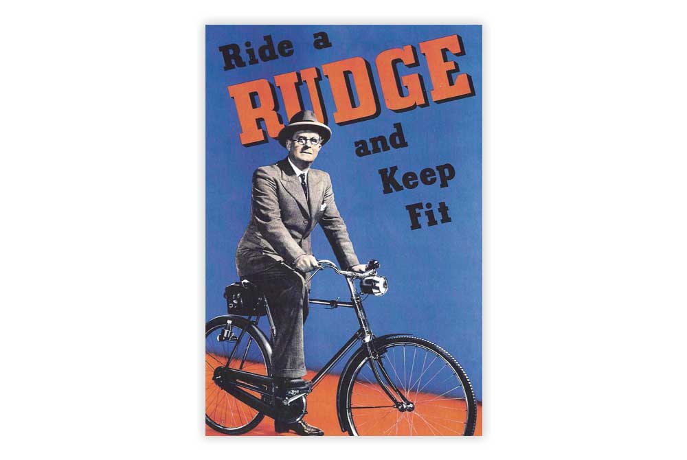 Ride a Rudge Bicycle Postcard