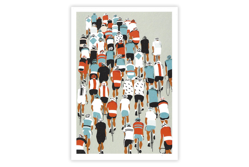 Peloton Racing Bicycle Birthday Card