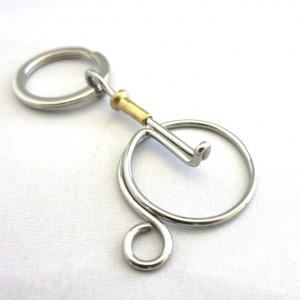 Respoke Bicycle Jewellery – Penny Farthing Keyring