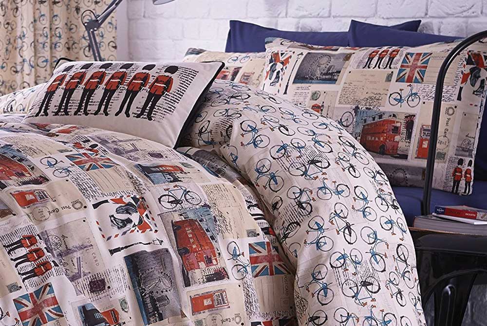 Sights ‘n’ Bikes King Size Bicycle Duvet Set