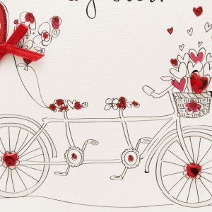 You & Me Tandem Valentine’s Day Card