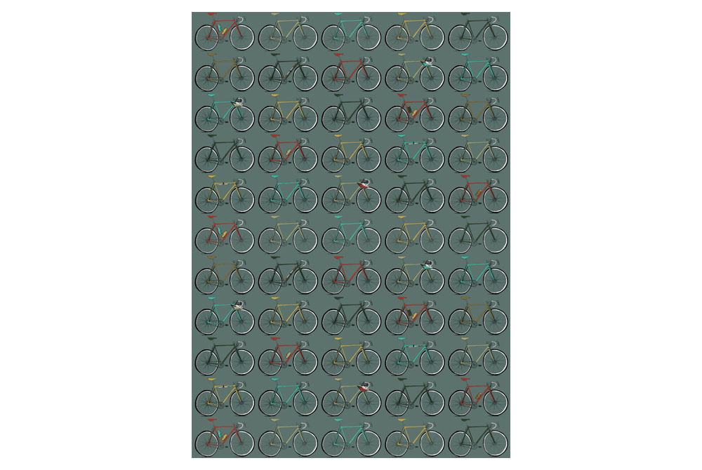 Multi Racing Bicycles Wrapping Paper