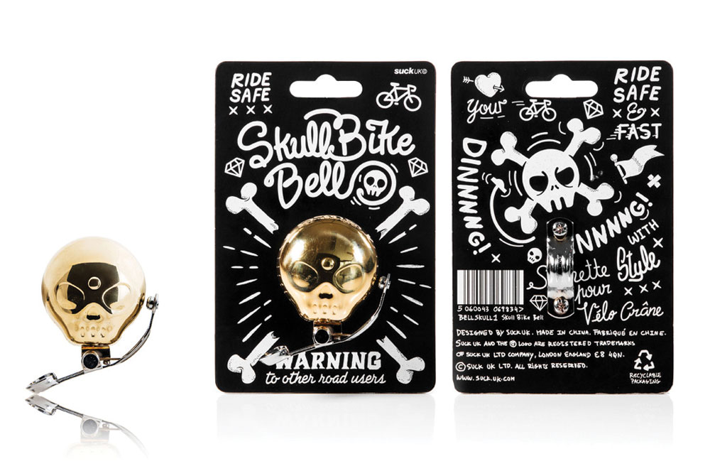 Skull Brass Bicycle Bell