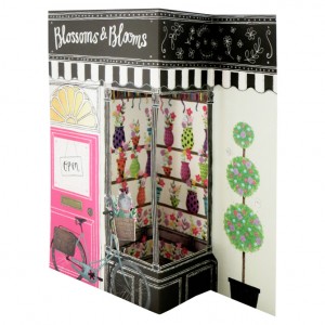 Blossoms & Blooms Bicycle Greeting Card