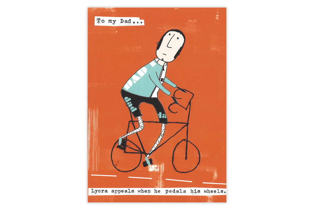 To my Dad Bicycle Father’s Day Card