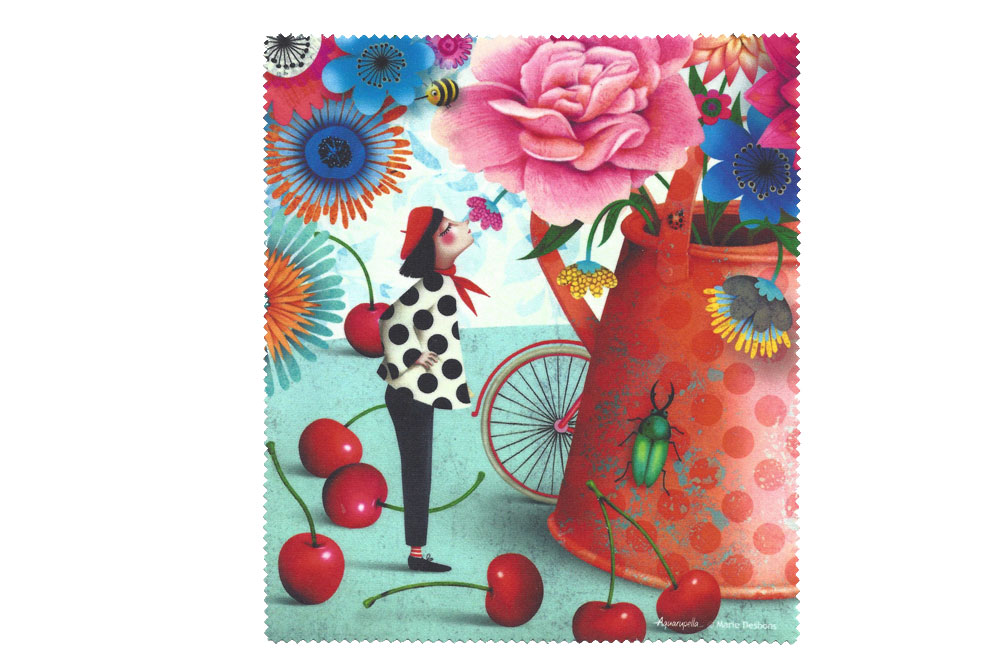 Funky French Bicycle Microfiber Cloth