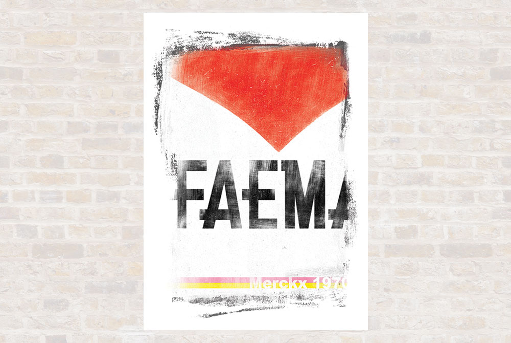 Faema Cycling Print by Gareth Llewhellin