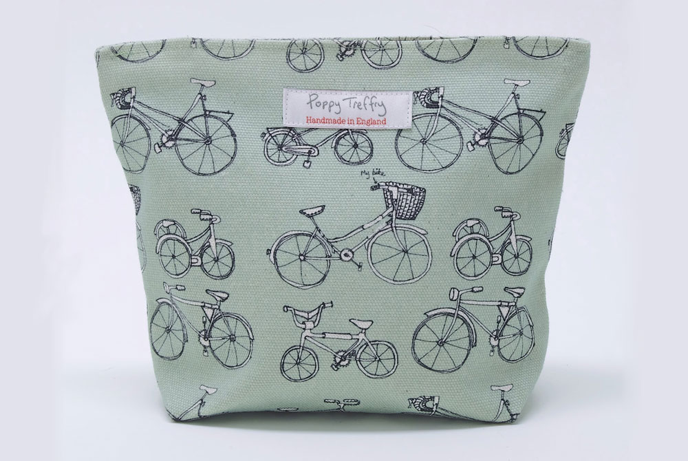 Poppy Treffry Big Bicycle Makeup Bag