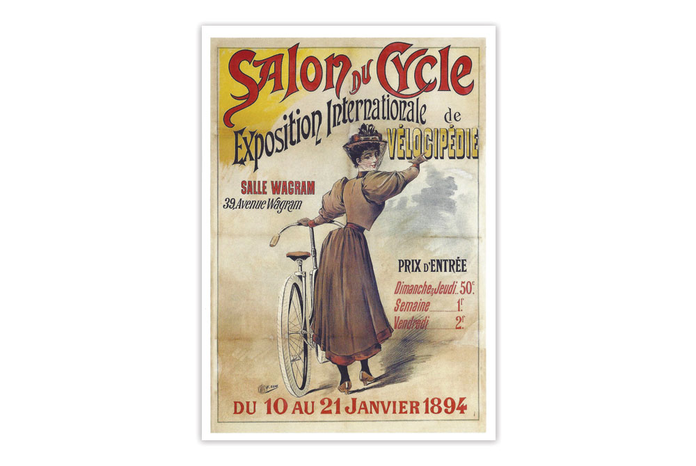 Salon du Cycle Bicycle Greeting Card