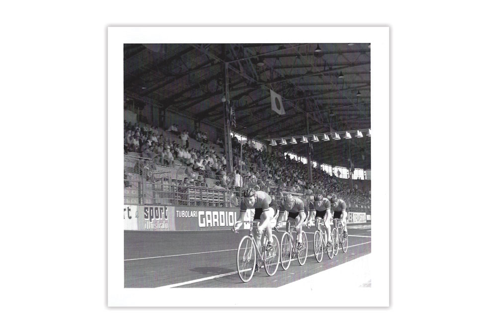 Track Race Bicycle Greeting Card