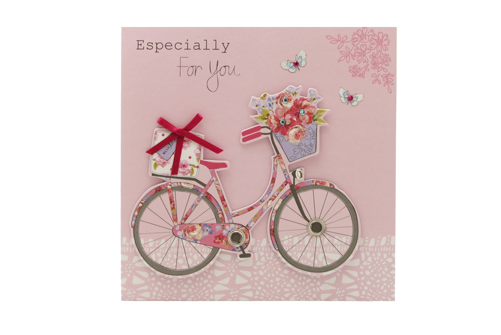 Especially for You Bicycle Birthday Card