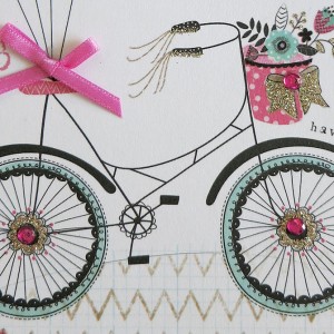 Favourite Things Bicycle Birthday Card