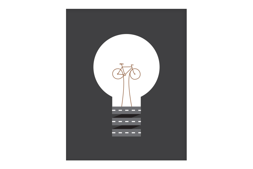 Copper Pedal Power Cycling Poster – Rebecca J Kaye