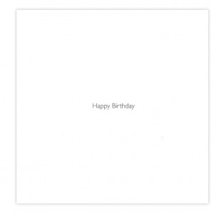 Blue Racer Bicycle Birthday Card