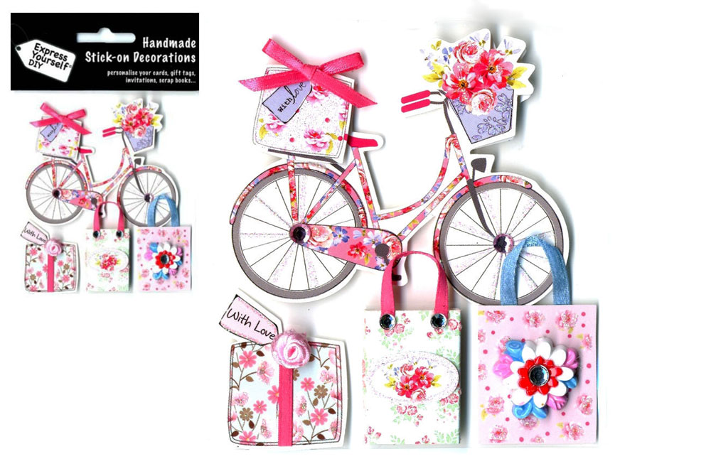 Stick on Bicycle Toppers Decorations