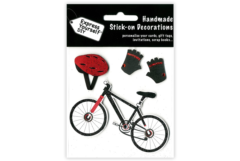 Stick on Mountain Bike Toppers Decorations