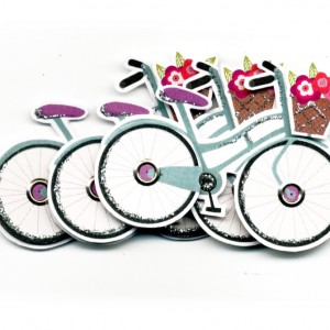 Stick on Shopper Bicycle Toppers Decorations