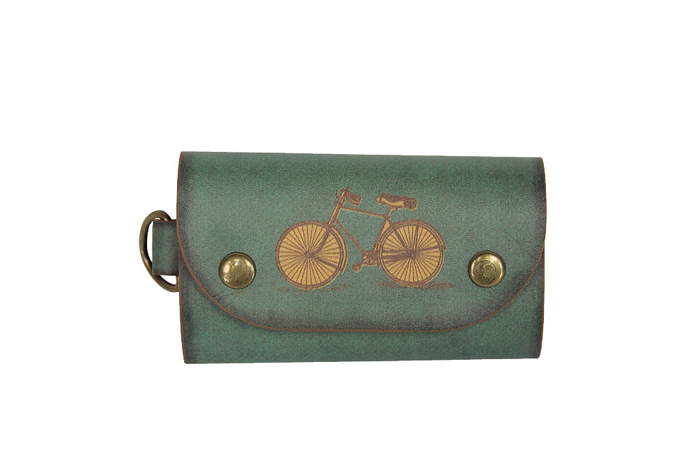 Vintage Bicycle Key Case