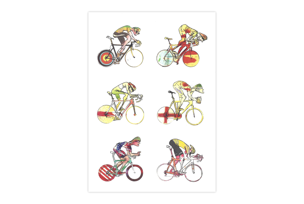 Roadies 2 Bicycle Greeting Card – Simon Spilsbury