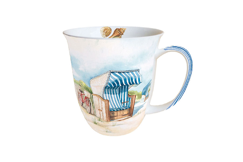 Day at the Beach Bicycle Mug