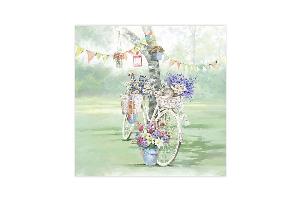 Garden Party Bicycle Napkins