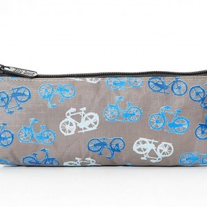 Grey Vintage Bicycle Pencil Case