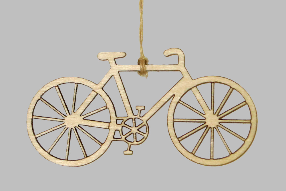 Wooden City Bicycle Decorations